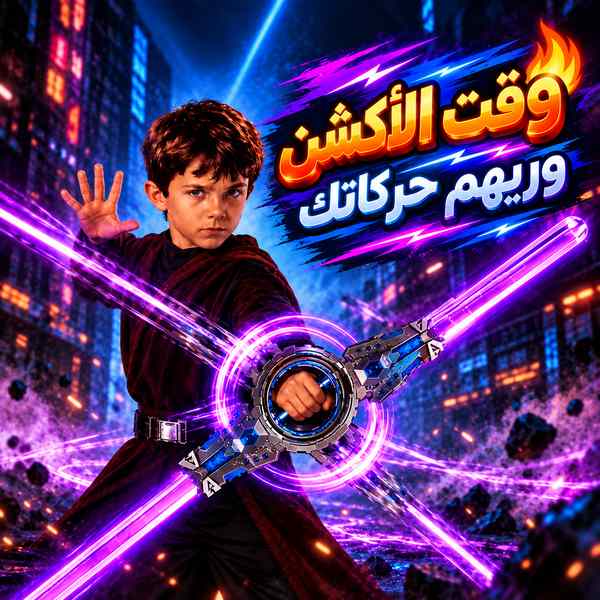 سيف دوّار بإضاءة مؤثرات ضوئية وحركة مذهلة