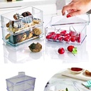 بونبونيرة اكليريك شفاف 3 دور لتقديم الكاندي والمكسرات قابلة للفصل