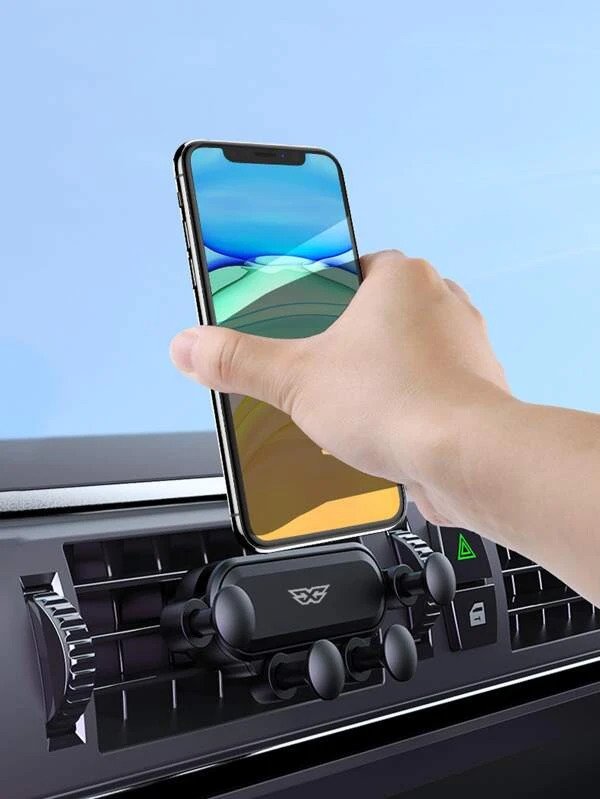حامل وماسك موبايل سيارة ذكي يثبت في فتحات التكيف ثابت وقوي