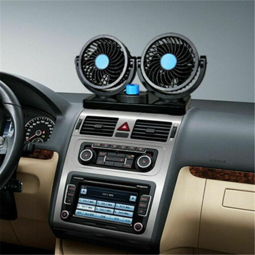 مروحة سيارة زوجية دواره بسرعتين لتبريد السيارة وقت الوقوف والركنه