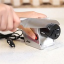 مسن سكاكين كهربائي ويدوي 2 في 1 للاستعمال حسب الرغبة