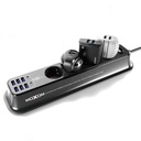 مشترك كهرباء 4 فيشة مع 6 منافذ يو اس بي و 2 تايب سي جهد عالي 2500 واط