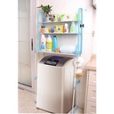 استاند منظم ادوات الحمام فوق الغسالة والتواليت 3 رفوف متعدد الاستخدامات