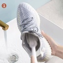 فرشة تنظيف وغسل الأحذية من الخارج والداخل