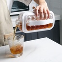 زجاجة صنع مكعبات ثلج لتبريد العصائر والمشروبات بغطاء