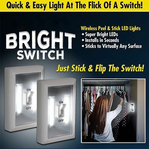 كشاف ليد للتعليق على الحوائط وداخل الدواليب والدرف بزرار