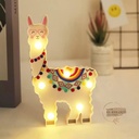 مصباح ليلي لغرف الأطفال بإضاءه ليد علي شكل لاما