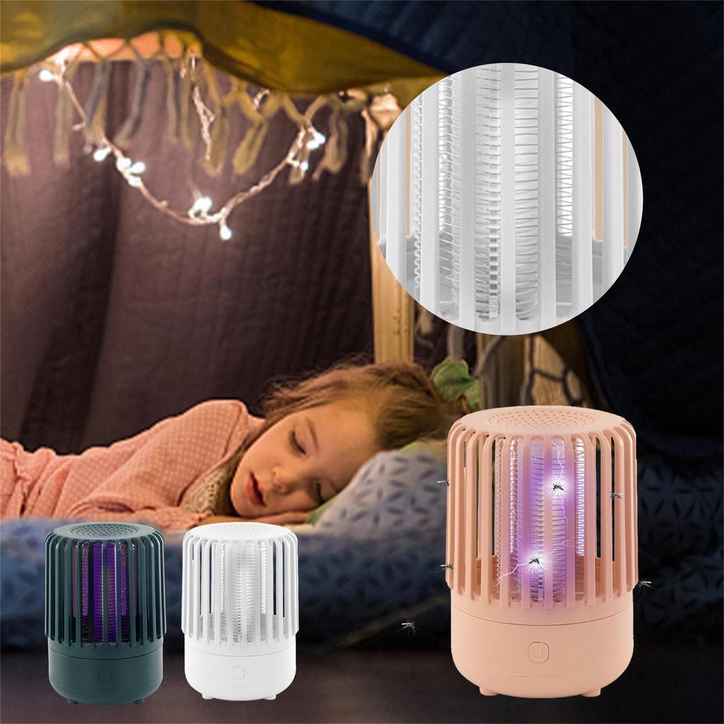 جهاز صاعق وقاتل الناموس والحشرات المضيئ يو اس يعمل بالشحن