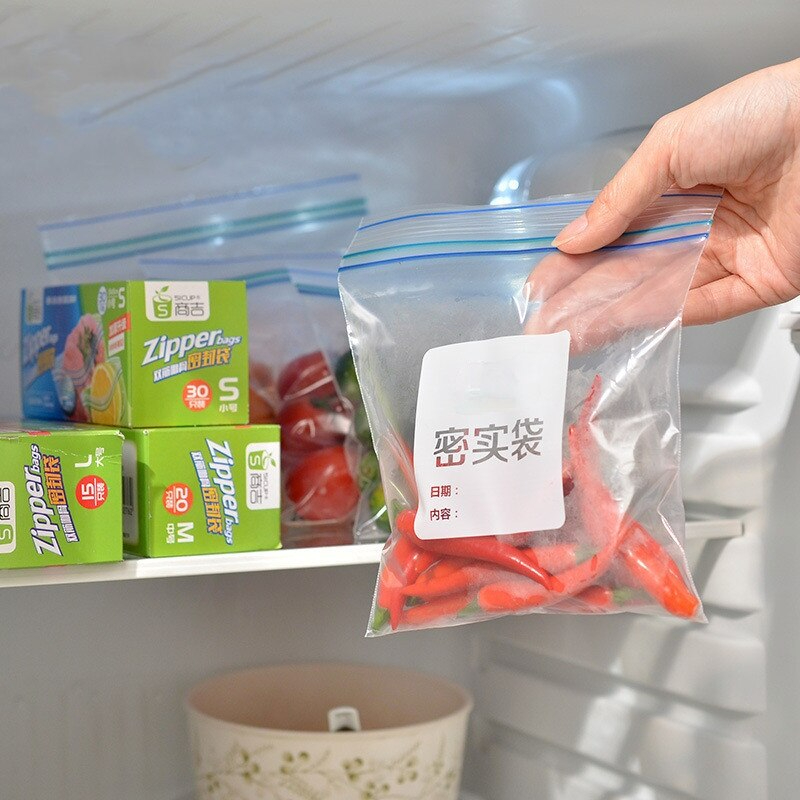 اكياس حفظ وتخزين طعام محكمة الغلق للثلاجة والفريرز 10 قطع قابلة لإعادة الاستخدام