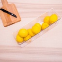 منظم مطبخ اكليريك للخضروات والفواكه والزجاجات والبيض بغطاء للحفاظ علي المحتويات