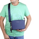 شنطة كروس رجالي جلد بسوستة متينه للحفاظ علي المتعلقات الشخصية