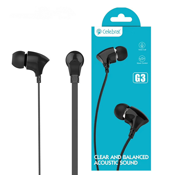 سماعة هاند فري بصوت واضح متوازن مع مايك قوي لعمل المكالمات والإستمتاع بالموسيقى