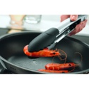 ماسك طعام استانليس ستيل مغطي سيليكون طويل