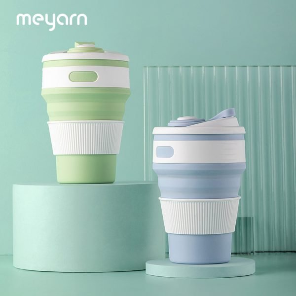 مج سيليكون قابل للطي 500 ملي