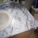 رول استيكر رخامي وتربروف مقاوم للنيران للحوائط والترابيزات سهل التنظيف