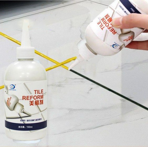 مادة ملئ فواصل السيراميك والارضيات باللون الذهبي لتجديد الشكل ومنع الحشرات والنمل