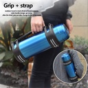 ترمس حراري محمول للسفر والرحلات والتخييم حافظ لحرارة وبرودة المشروبات لمده تتراوح 24 ساعة 2 لتر