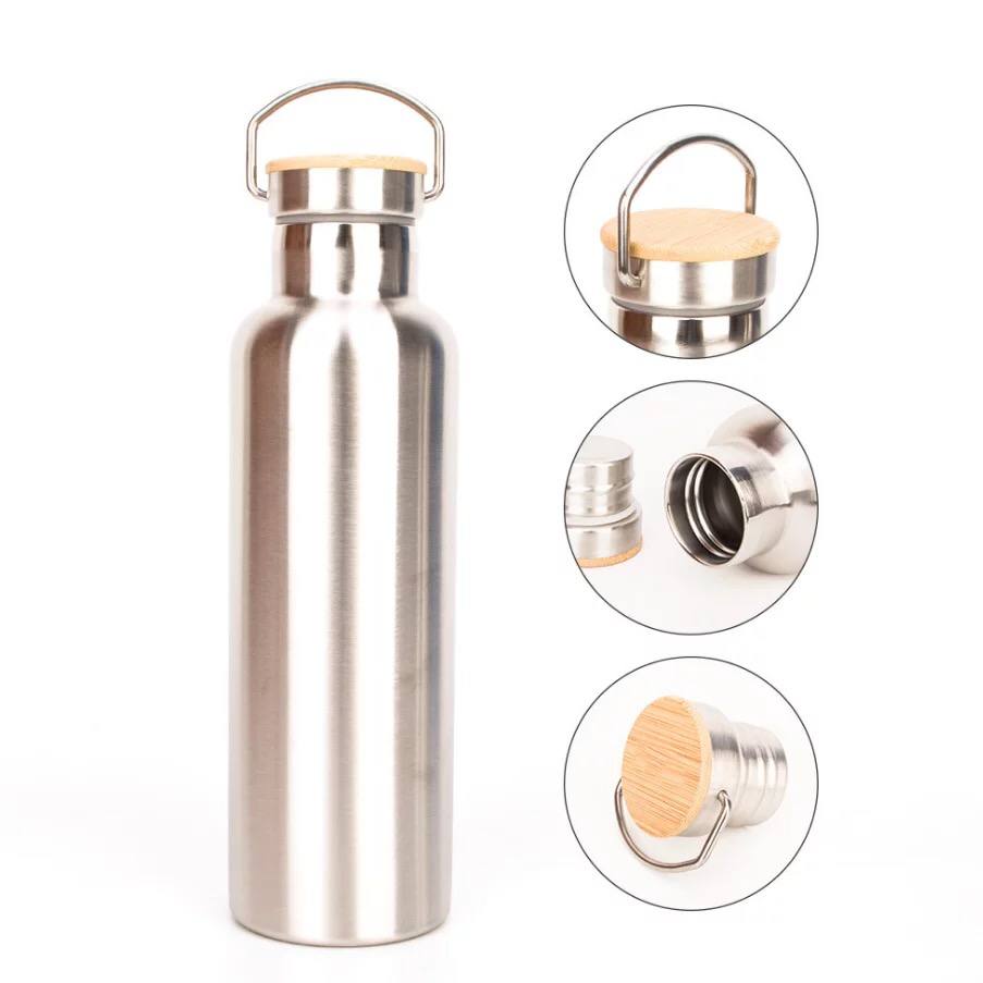 ترمس حراري استانليس ستيل حافظ للحرارة بغطاء محكم الغلق ويد لسهولة الحمل وقت السفر والرحلات