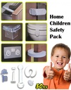 طقم سلامة وحماية الاطفال من الصدمات والكهرباء 30 قطعة يتكون من زوايا واقفال للابواب والتواليت وفيش الكهرباء