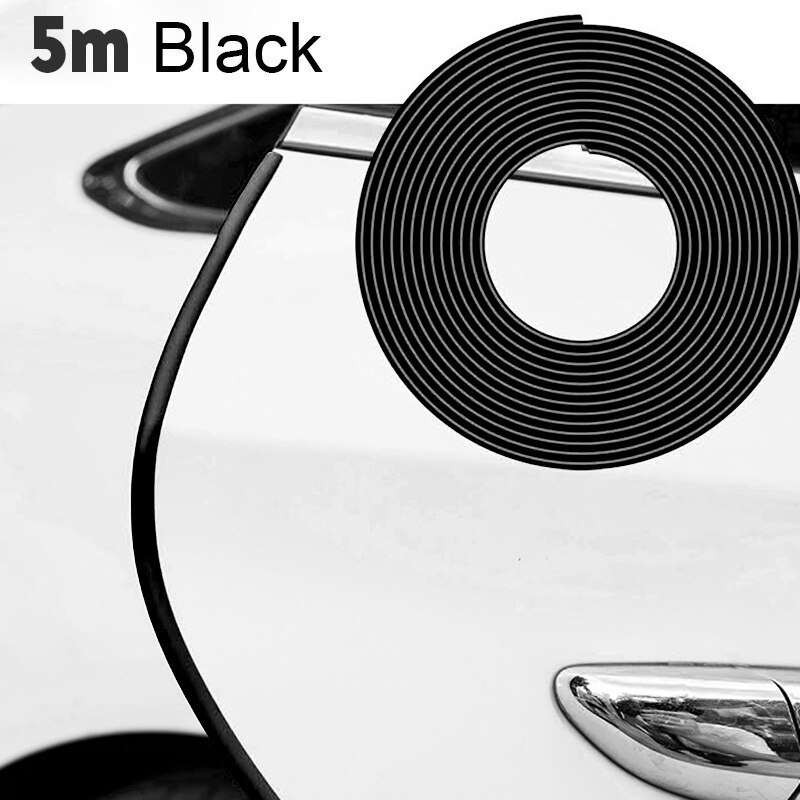 شريط حامي لأبواب السيارة من الخدوش والصدمات ومانع للاصوات وتقشير الطلاء قابل للقص 5 متر