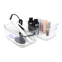 منظم حامل لأدوات المطبخ والحمام والميكب والاكسسورات من الاكليريك الشفاف متعدد الاستخدام