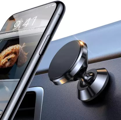 Magnetic Mobile Phone Car Holder with 360 Rotating Base