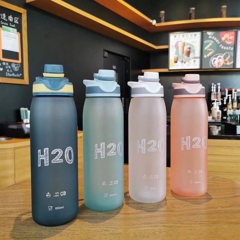 Water Bottle with Easy Carry Hand for Gym &amp; Traveling 850 ml