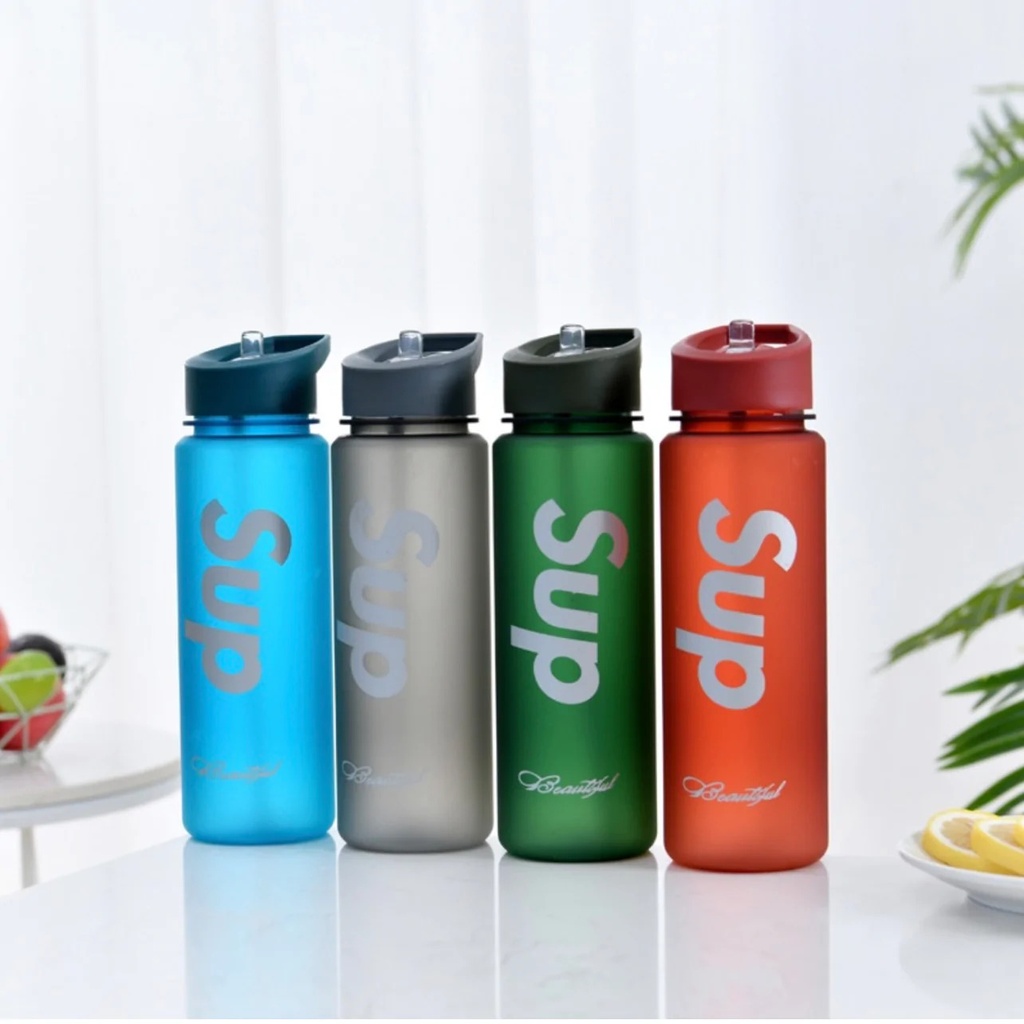 Water Bottle with Straw Perfect for Gym 750 ml