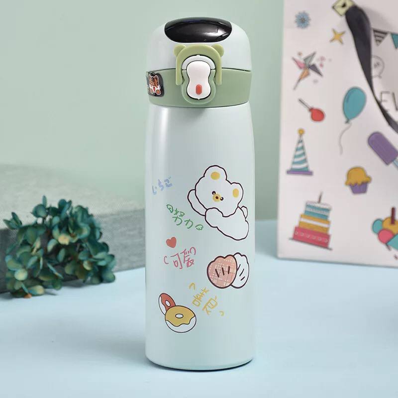 Thermal Stainless-Steel Bottle with LED Display to Show Liquids Temperature with Straw 500 ml