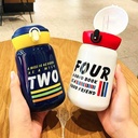 Trendy Numbers Thermal Stainless-Steel Sealed Mug 380 ml