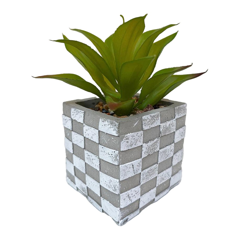 نبات صبار الثعلب الصناعي باصيص فخار لتجديد ديكور المنزل