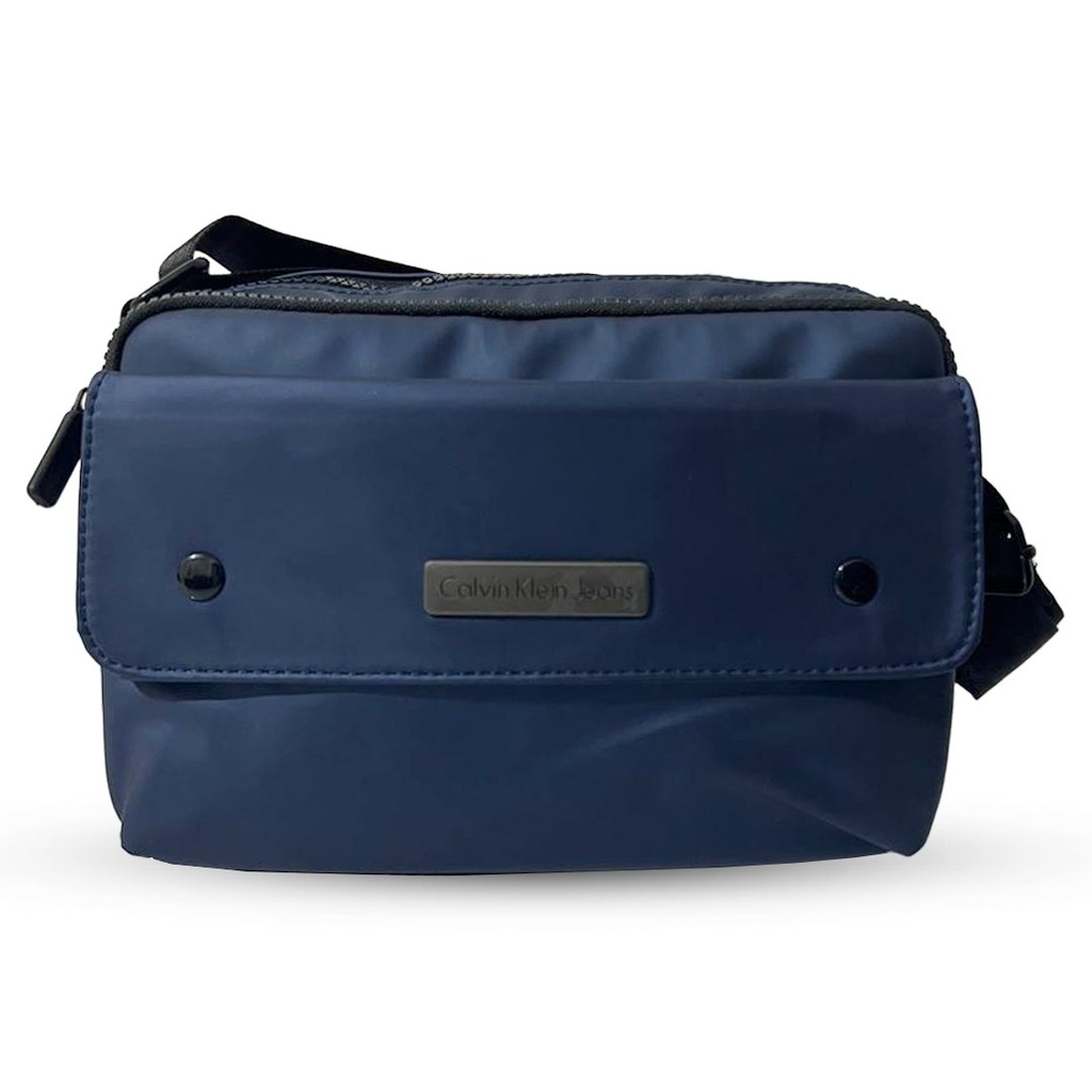 Men Cross Leather Bag with 4 Big Pockets for Everyday Use with USB Outlet