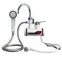 سخان مياه كهربائي سريع لحنفية الحمام والمطبخ بحنفية وسماعة دش ومفتاح للتحكم في درجة الحرارة وشاشة ديجتال 3000 واط