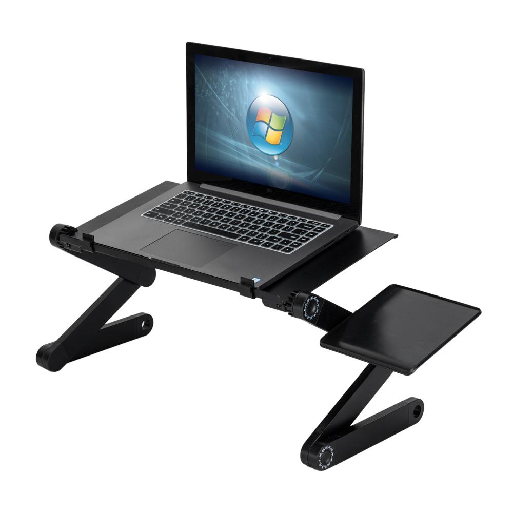 Laptop Table with Cooling System &amp; Adjustable Leg Height for Work &amp; Study