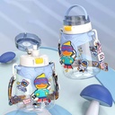 School Kids Flask Straw 3D Designs 1300 ml