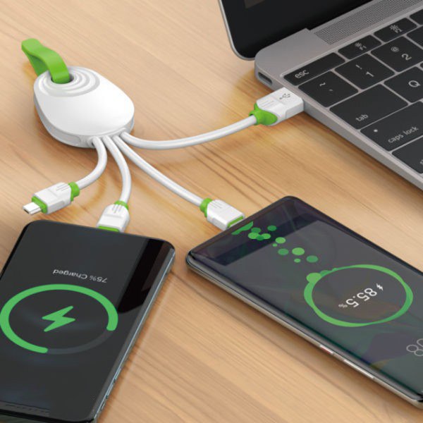 Triple Fast Charging Cable for Android &amp; iPhone