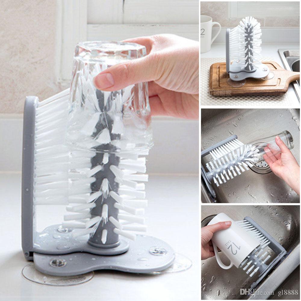 فرشة حوض المطبخ لتنظيف الأكواب والمج بسهولة