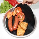 بطانة تفلون غير لاصقة لمنع التصاق الطعام بالطاسات والاواني قابلة للغسيل لإعادة الأستخدام 24 سم