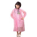 كوت وتربروف لحماية الاطفال من المطر والأتساخ بكابشوه وجيوب امامية برسومات مميزة قابل للطي