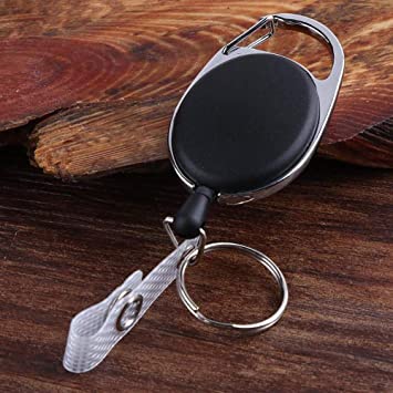 Retractable Badge &amp; Key Chain Holder