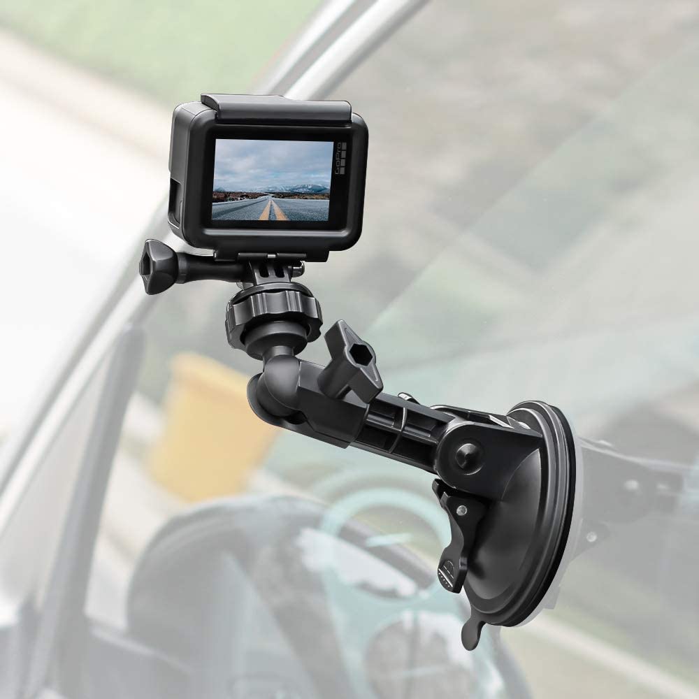 Mobile Phone Holder for Car Dashboard with Suction Cup &amp; Adhesive Base