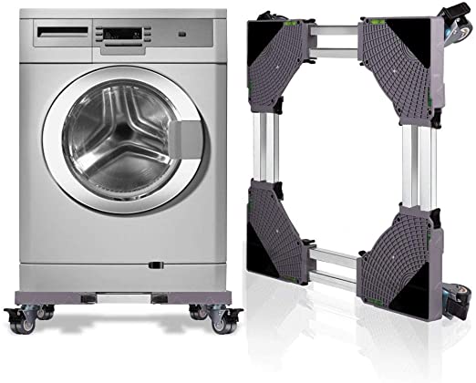 قاعدة للثلاجة والغسالة والبوتاجاز حجم كبير 80*80 متحركة بعجل متغيرة الاحجام