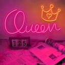 Queen &amp; Crown Neon Led Light Sign Art Decor 40*30‎