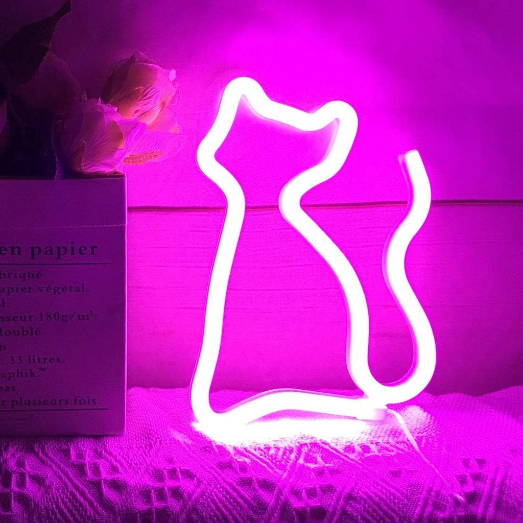 Cat Neon Led Light Sign Art Decor
