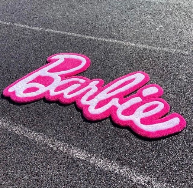 Barbie Fluffy Bedroom Rug