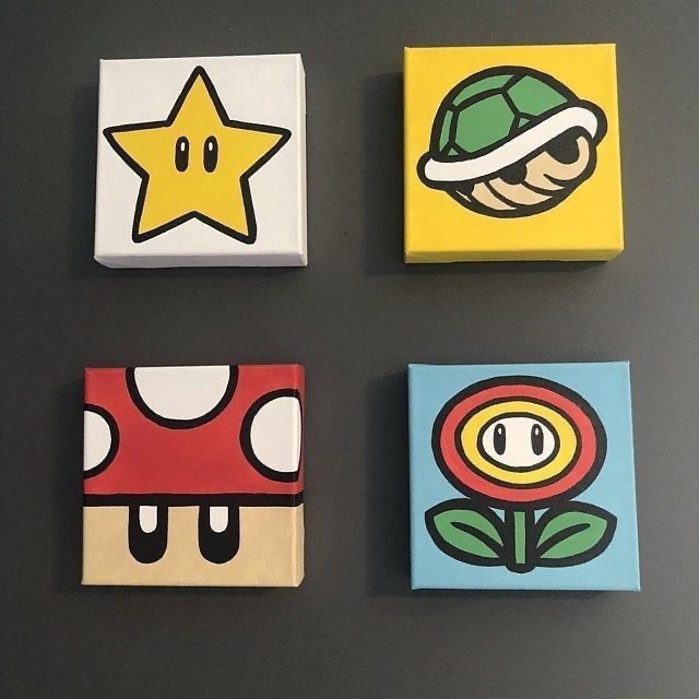 Super Mario Print Wall Art