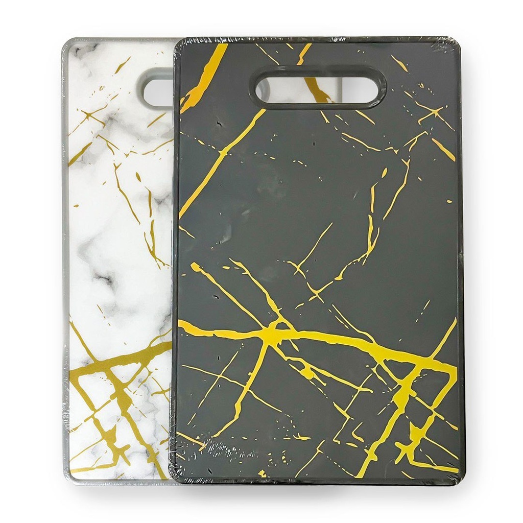 لوح تقطيع اللحوم والخضروات والفواكه بشكل رخامي مميز بالوان مختلفة