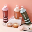 Sport Life Protein Shaker With Storage Containers &amp; Handle 500ml