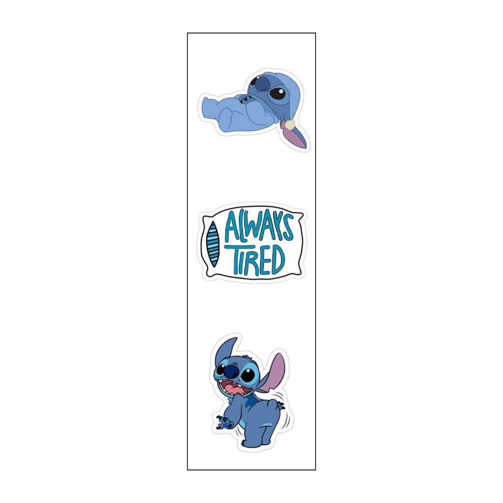 Stitch Vinyl Sticker Pack Reusable &amp; Waterproof