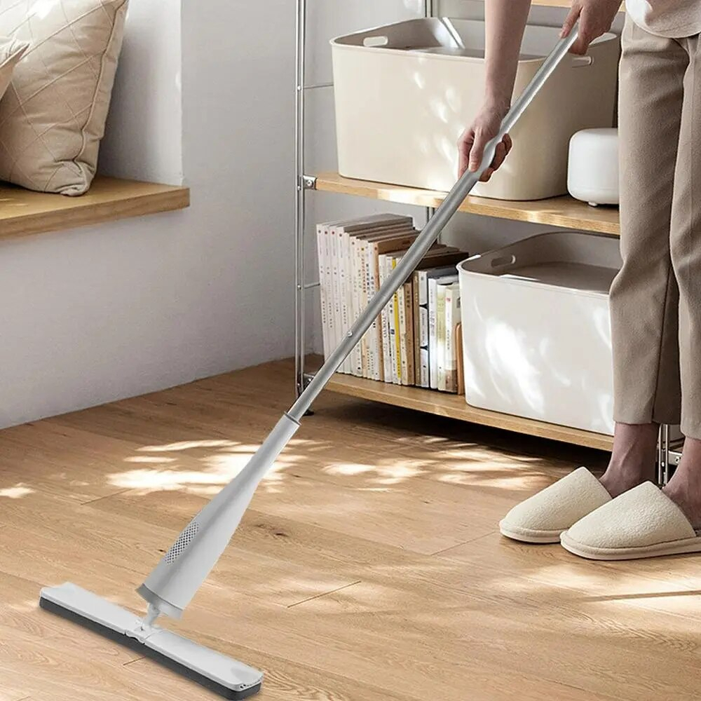 مساحة ارضيات ذاتية العصر متحركة للوصول للزوايا وتحت العفش بسهولة بيد معدن قابلة للفك والتركيب